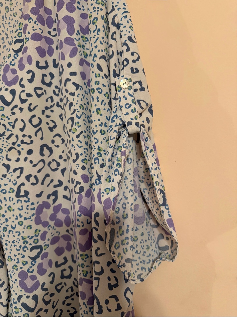Multicolor Leopard Shift Top - Picture 4 of 6